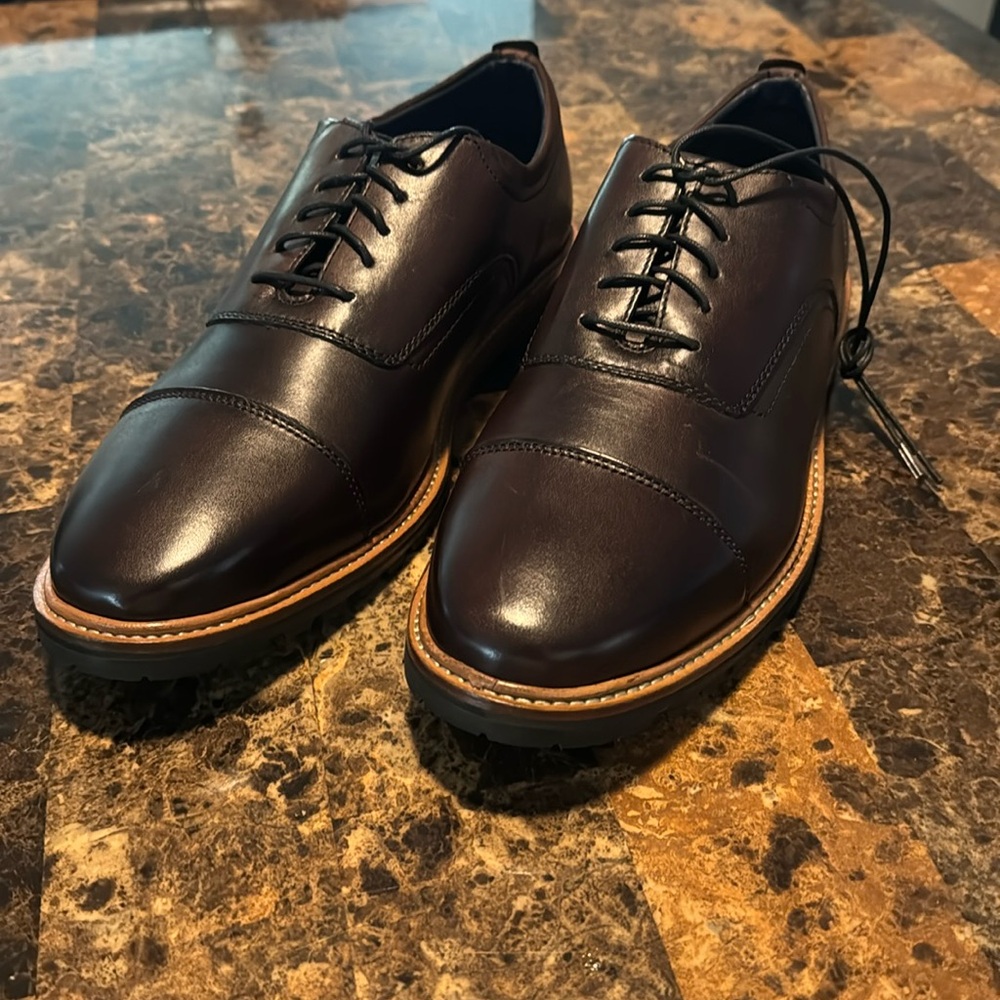 Cole Haan Men Raymond Grand Cap Toe Oxford Shoes New No Box